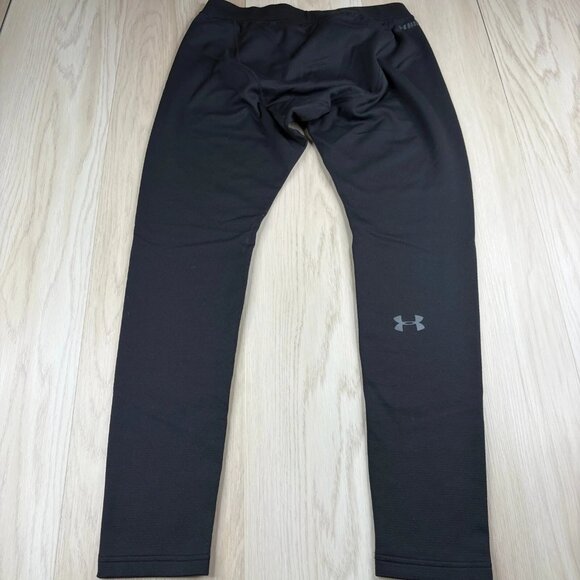Under Armour Mens Black Elastic Waisr Performance Goldgear Track Pants Size L - Picture 1 of 9